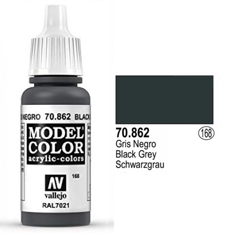 Modelcolor 70862 Black Grey 17ml