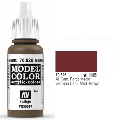 Farbe Vallejo Model Color 70979 German Cam. Dark Green (17ml