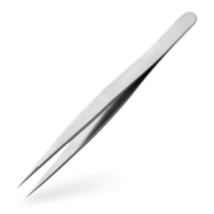 Pincett spetsig Rostfritt stål & 12cm lång