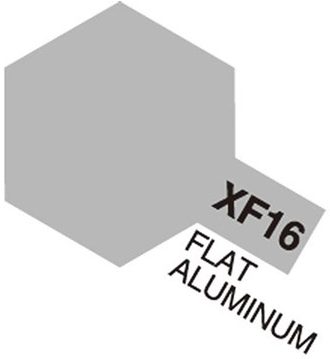 Tamiya 81716 Akryl färg XF-16 flat aluminum 10ml