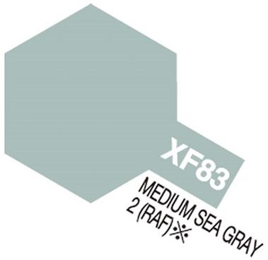 Tamiya 81783 Akryl färg XF-83 Sea Grey 10ml