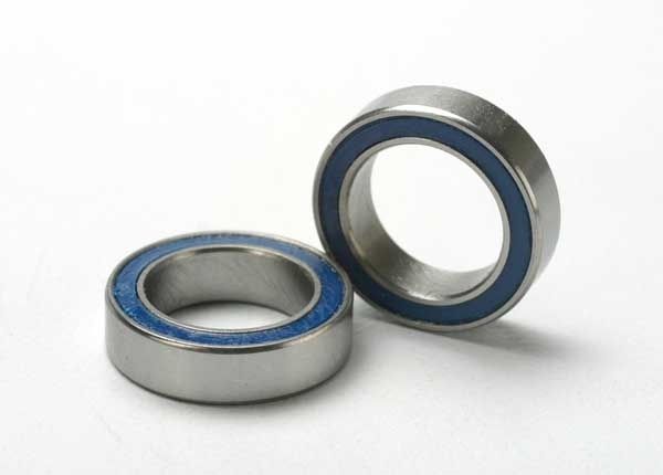 Kullager 10x15x4mm Gummitätat Blå (2 Traxxas 5119
