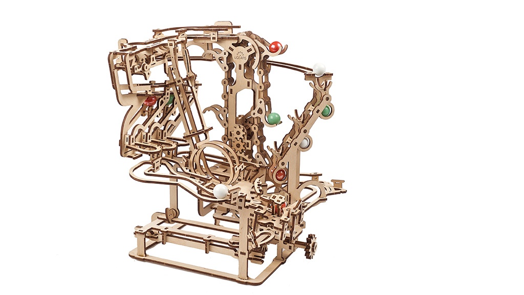 Ugears Marble Run Chain Hoist