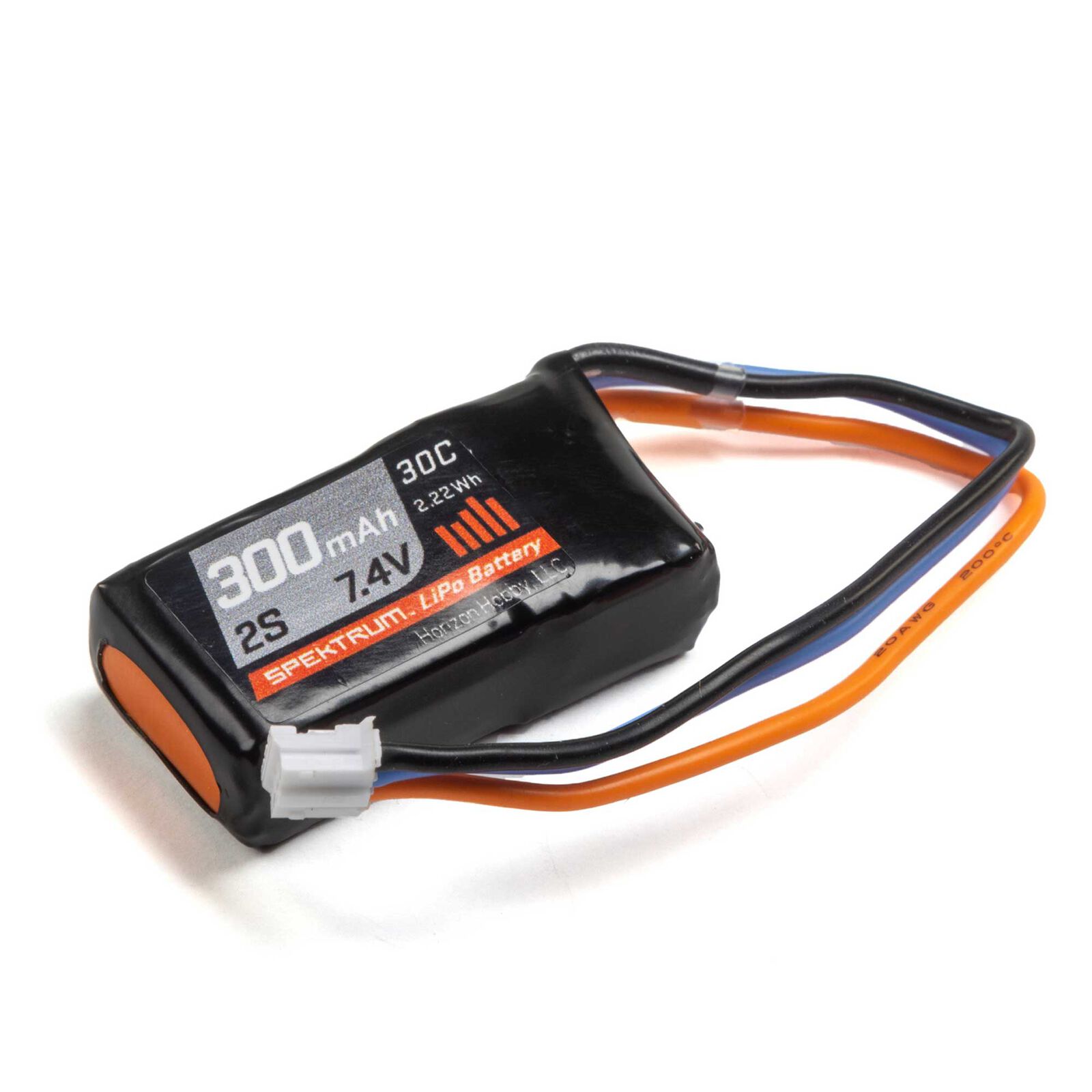 Lipo 7.4V 2S 300mah PH  Spektrum