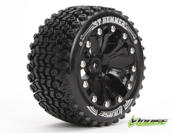 Däck & Fälg ST-HUMMER 2,8" Svart 1/2-Offset 2st - 3209BH