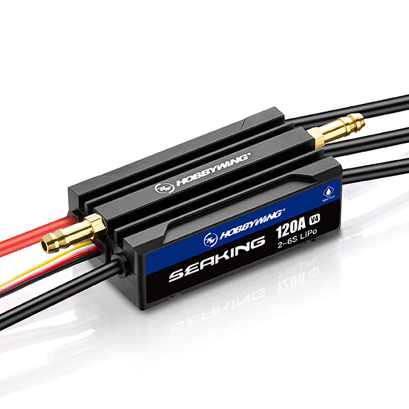 Hobbywing SeaKing 120A V4 marin fartreglage
