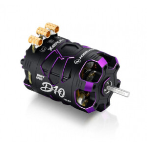 Hobbywing Motor XeRun D10 13.5T Lila Drift BL Sensored