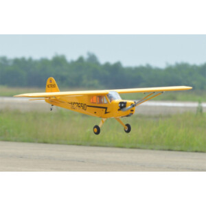 Black Horse Piper J-3 Cub radiostyrt flygplan balsamodell RC modell