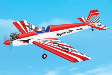 Black Horse Super Air radiostyrt flygplan balsamodell RC modell