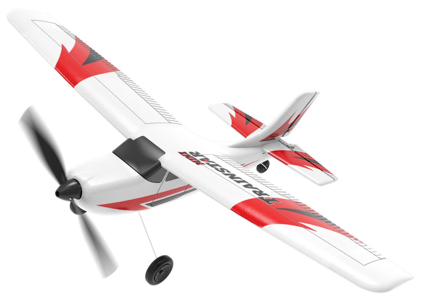 Volantex Trainstar Mini Gyro 3-Kanals 400mm RTF Röd - Bild 2