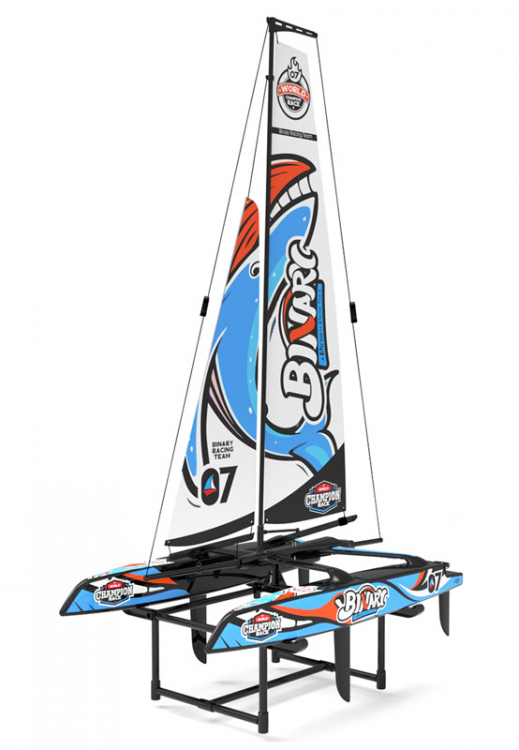 Joysway Binary V3 Mini Catamaran RTR radiostyrd segelbåt 400 mm