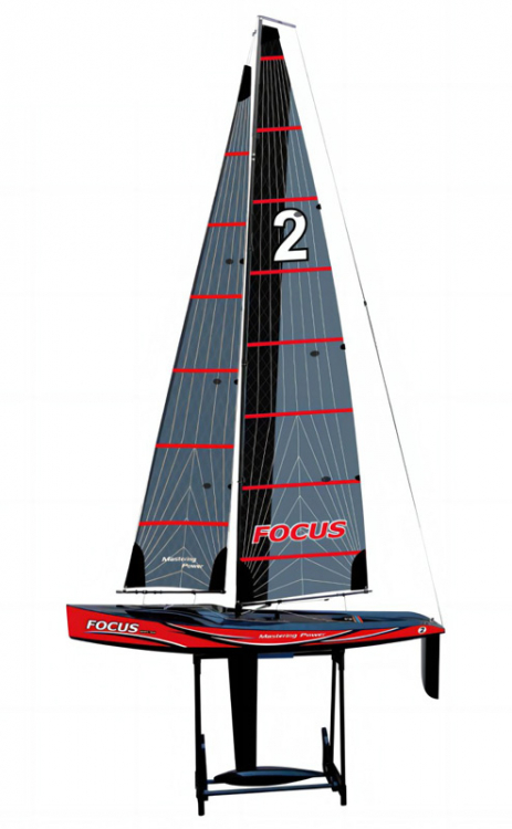 Joysway Focus V3 Red 1 meter radiostyrd segelbåt