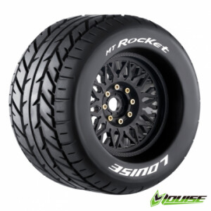 Louise MT-ROCKET 3.8 monster truck däck sport 17mm hex svart fälg