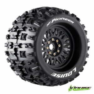 Louise MT-PIONEER 3.8 monster truck däck sport 17mm hex svart fälg