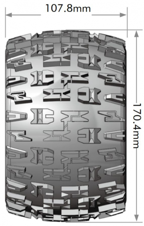 Louise MT-PIONEER Däck/Fälg 3.8 Sport 2-pack - Bild 3