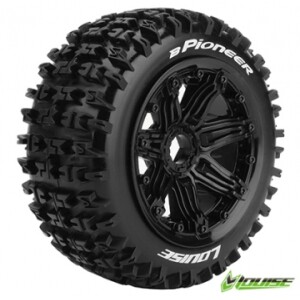Louise B-PIONEER 1/5 buggy framdäck beadlock 24mm hex svart
