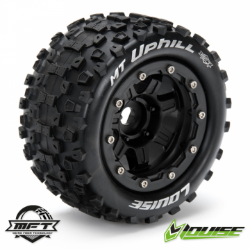 Louise MT-UPHILL däck Traxxas Maxx beadlock färdigmonterade RC hjul 17mm hex