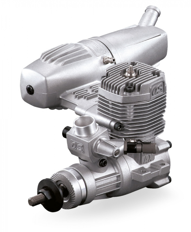 OS MAX-46AXII 7.45cc 2-Takts Motor med Ljuddämpare - Bild 2