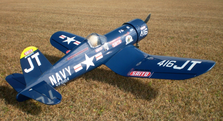 SAITO FA-120R3 20cc 4-takts 3-cyl Stjärnmotor Metanol - Bild 3