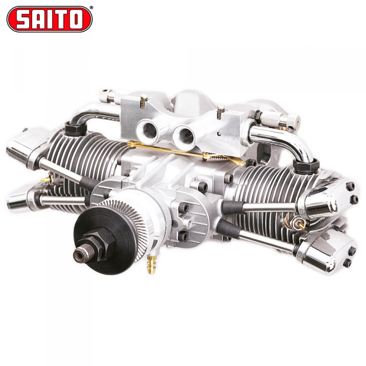 SAITO FA-182TD 30cc Twin 4-takts Metanolmotor - Bild 2