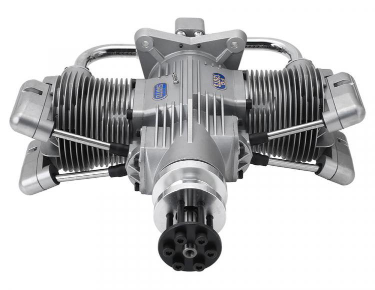 SAITO FG-120TS Twin 4-takts Bensinmotor - Bild 3