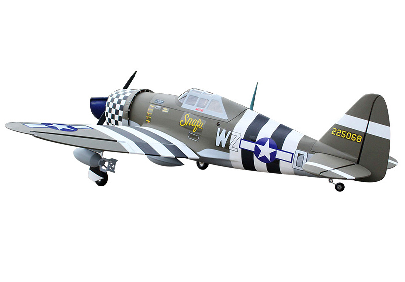 Seagull P-47G Thunderbolt ''Snafu'' 160cm ARF Ellandställ - Bild 5