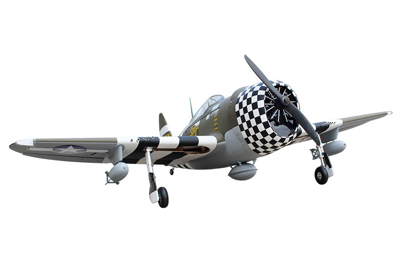 Seagull P-47G Thunderbolt ''Snafu'' 160cm ARF Ellandställ - Bild 8
