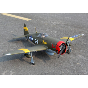 Seagull P-47D Little Bunny MKII 140cm radiostyrt warbird flygplan balsa RC modell