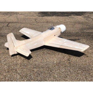 Seagull A-1 Skyraider 220cm radiostyrt warbird flygplan balsa RC modell