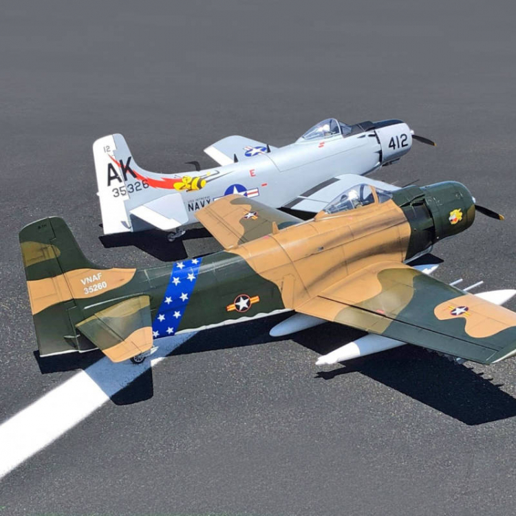 Seagull Skyraider Camo 35-60cc Bensin 2.15m ARF - Bild 4