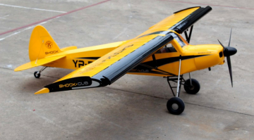 Seagull Shock Cub 259cm Yellow radiostyrt bushflygplan balsa RC modell