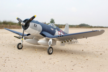Seagull F4U Goodyear FG-1D 221cm radiostyrt warbird flygplan balsa RC modell