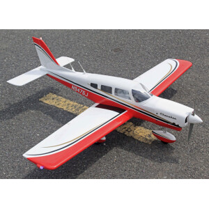 Seagull Piper Cherokee radiostyrt flygplan balsa RC modell