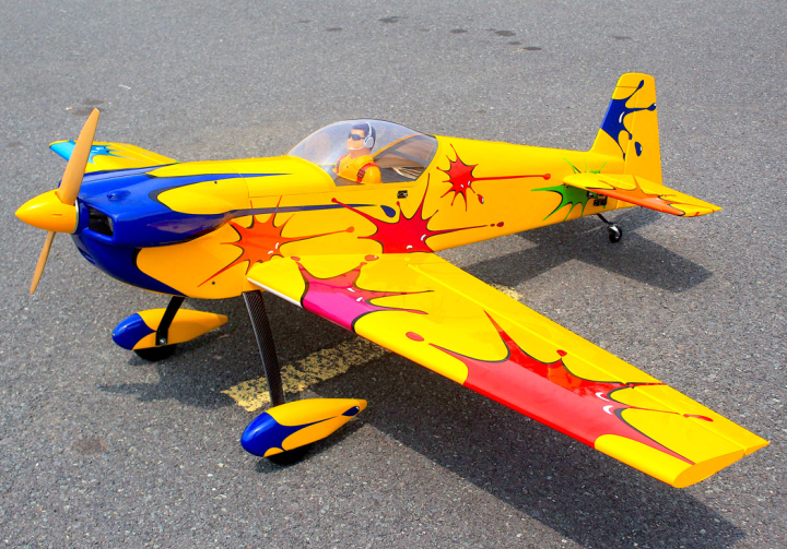 Seagull CAP232 Giant Scale Paintball 247cm radiostyrt flygplan balsa RC modell