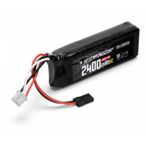 Sunpadow Mottagarbatteri Li-Po 7,4V 2400mAh 5C