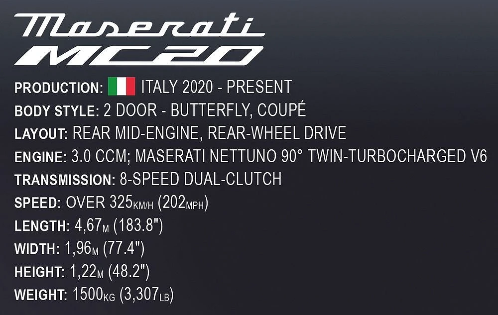Cobi Maserati MC20 - Bild 9