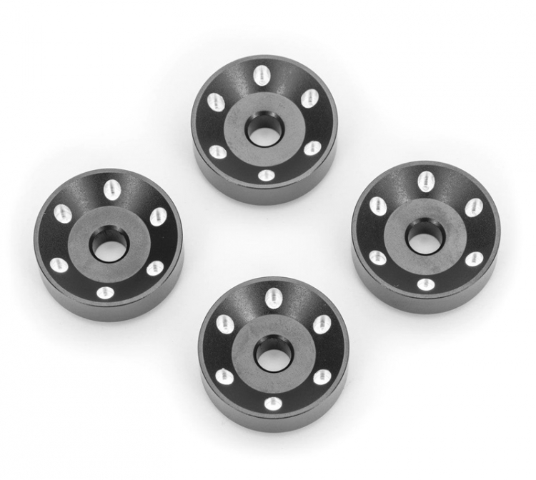 Hjulbrickor Alu Grå (4) Maxx Slash 10257-GRAY