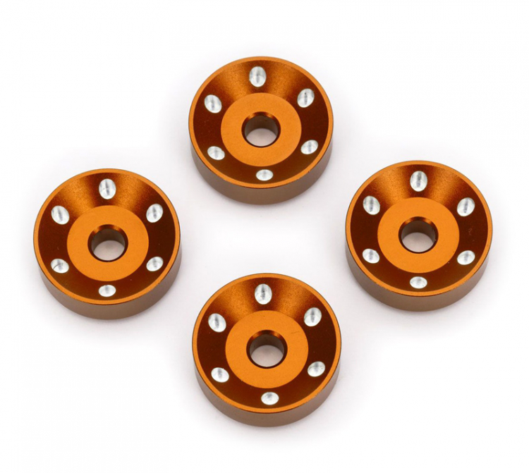 Hjulbrickor Alu Orange (4) Maxx Slash 10257-ORNG