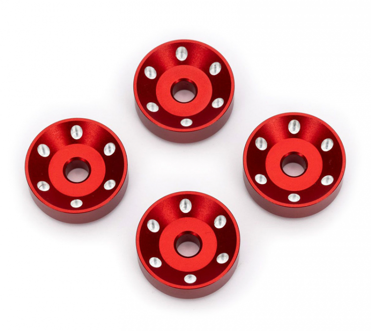 Hjulbrickor Alu Röd (4) Maxx Slash 10257-RED