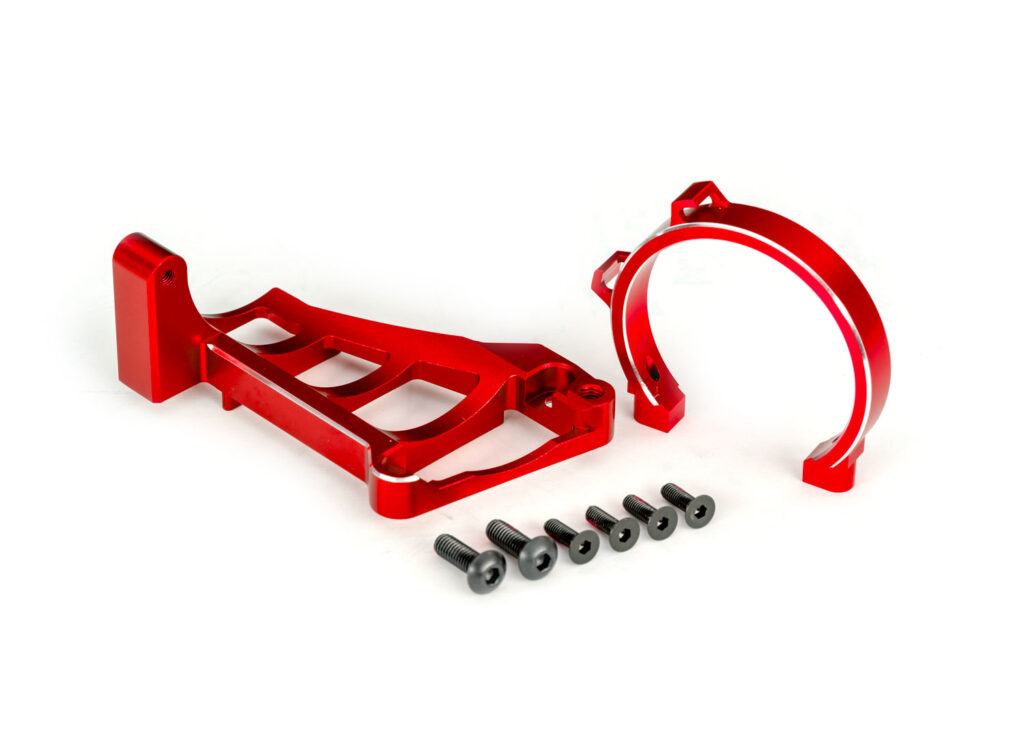 Motorfäste Fram & Bak Set Alu Röd Maxx Slash 10262-RED