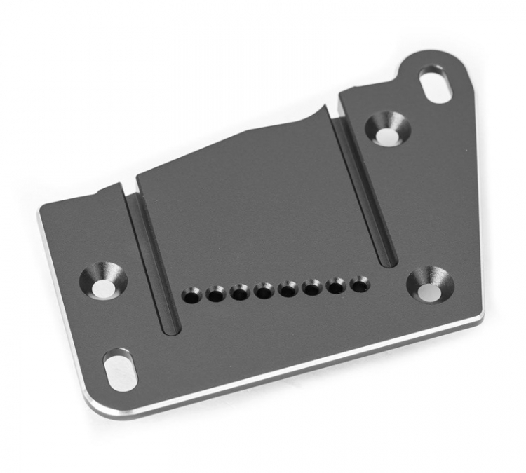 Motorplatta Alu Grå Maxx Slash 10263-GRAY