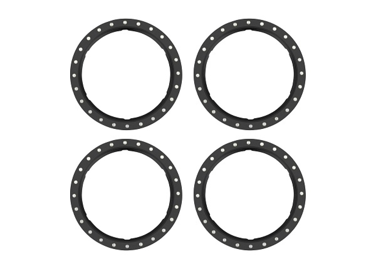 Beadlock Rings Alu Svart (Pro Scale-hjulsystem) (4)