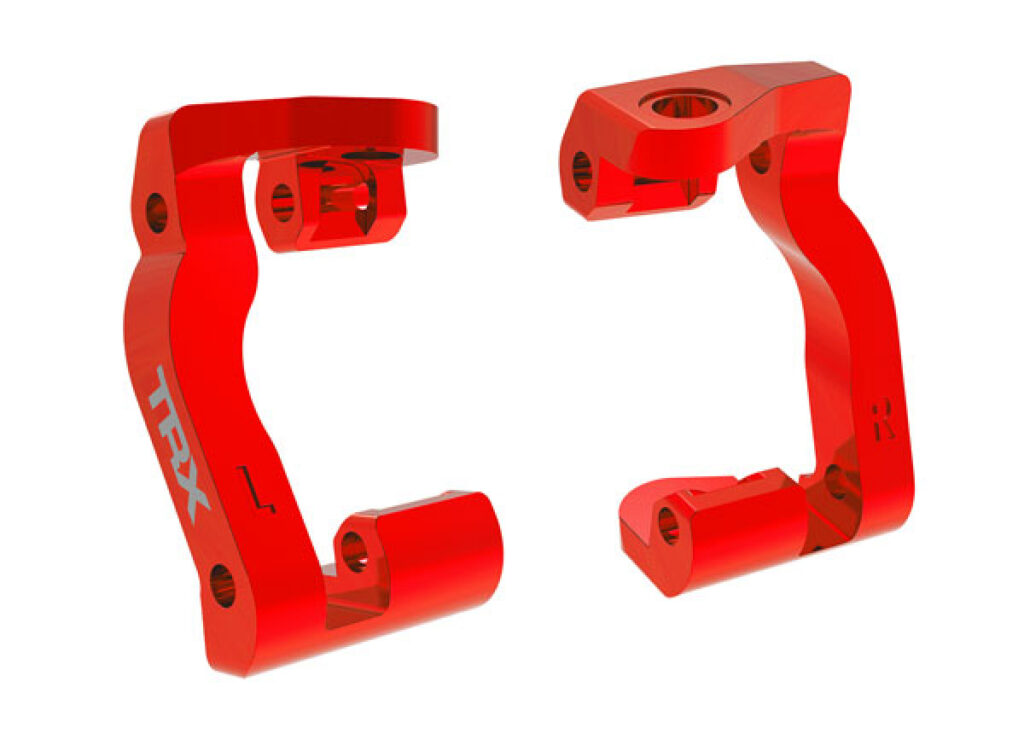 casterblock Alu Röd (2) Mini Maxx