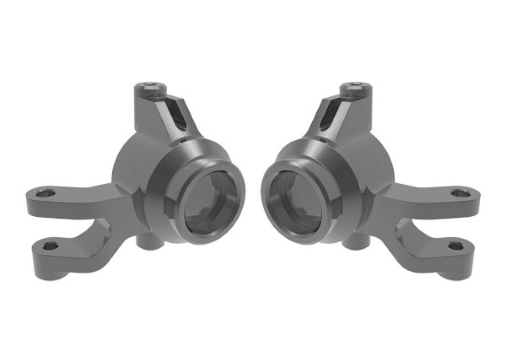 Styrspindel Alu Grå (Par) Mini Maxx 10734-GRAY