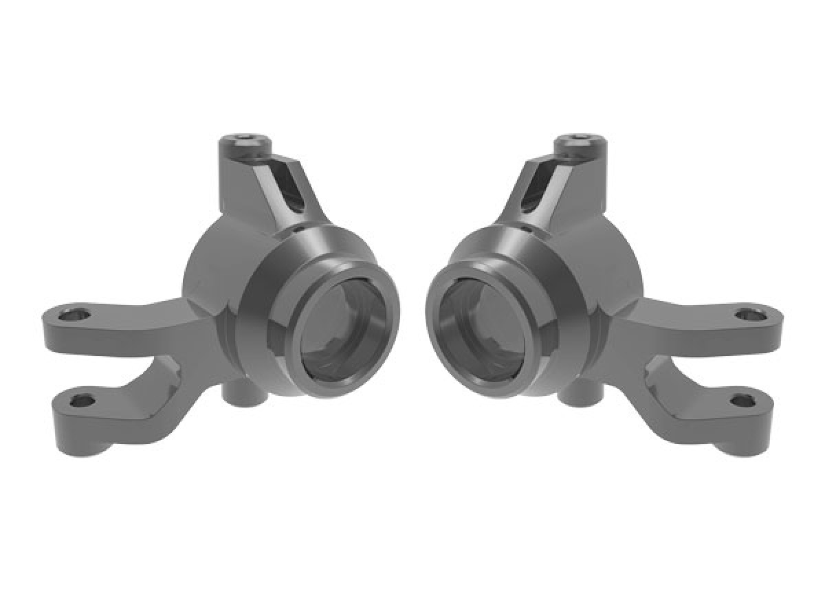 Styrspindel Alu Grå (Par) Mini Maxx 10734-GRAY
