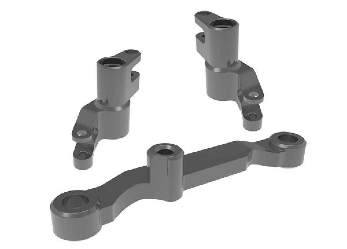 Styrlänkage Alu Grå Mini Maxx/XRT 10743-GRAY