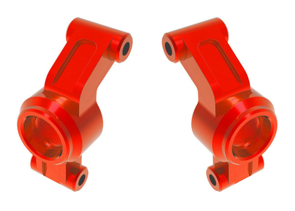 Hjulaxelhållare Alu Röd (Par) Mini Maxx 10751-RED