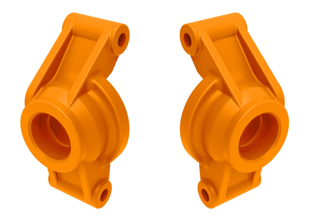 Hjulaxelhållare Orange (Par) Mini Maxx/XRT 10752-ORNG