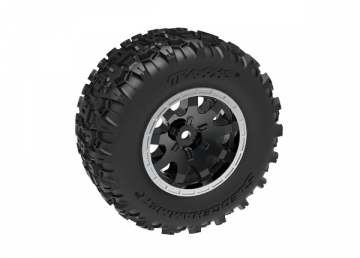 Däck & Fälg Sledgehammer/ Mini Maxx Svart Bak (2) 10770-STBLK