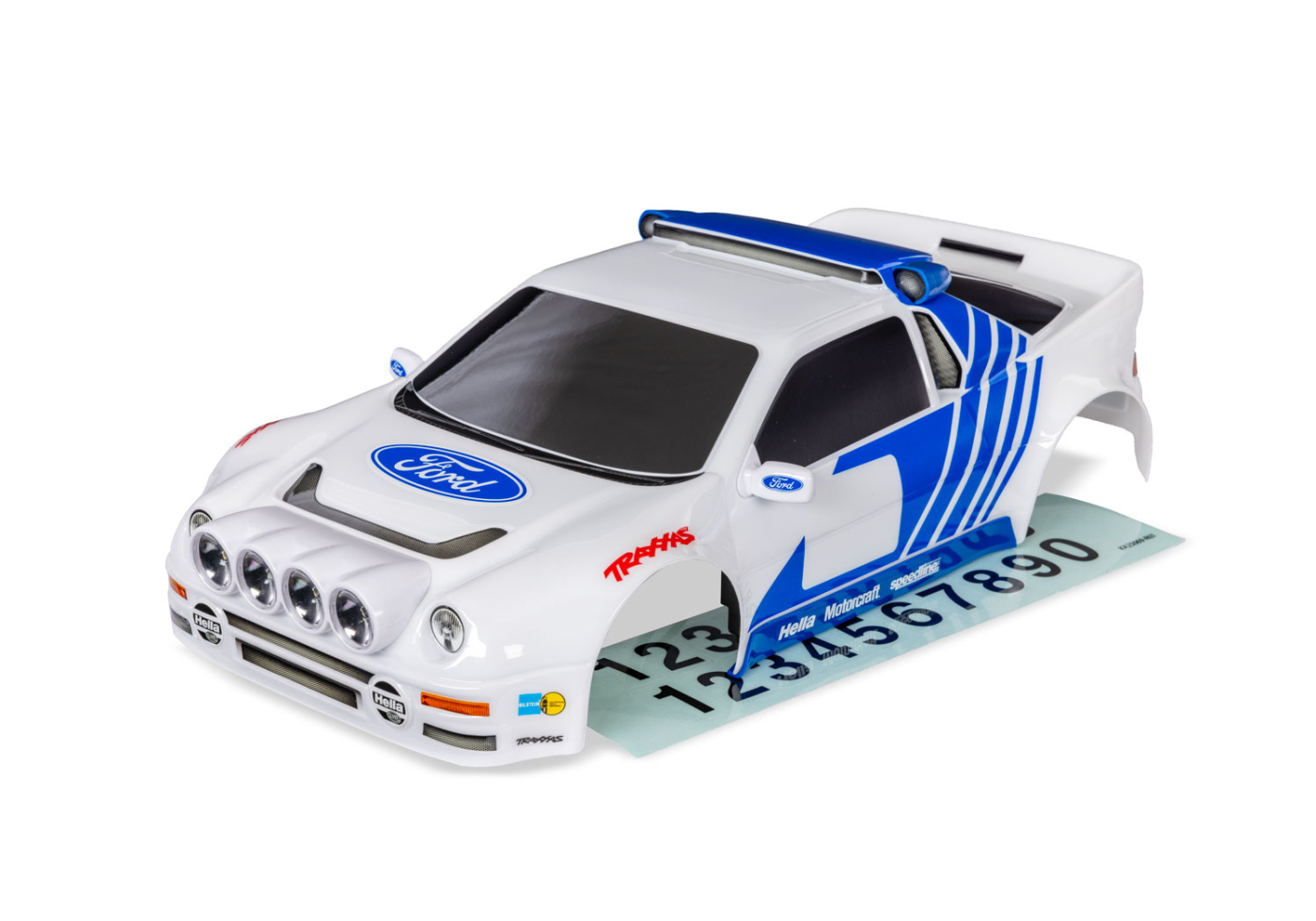 Kaross Mini Rally Ford RS200 Vit 10812-WHT - Bild 2
